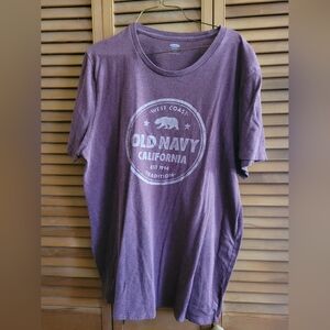 Old Navy Plum Short-Sleeve Graphic Tee